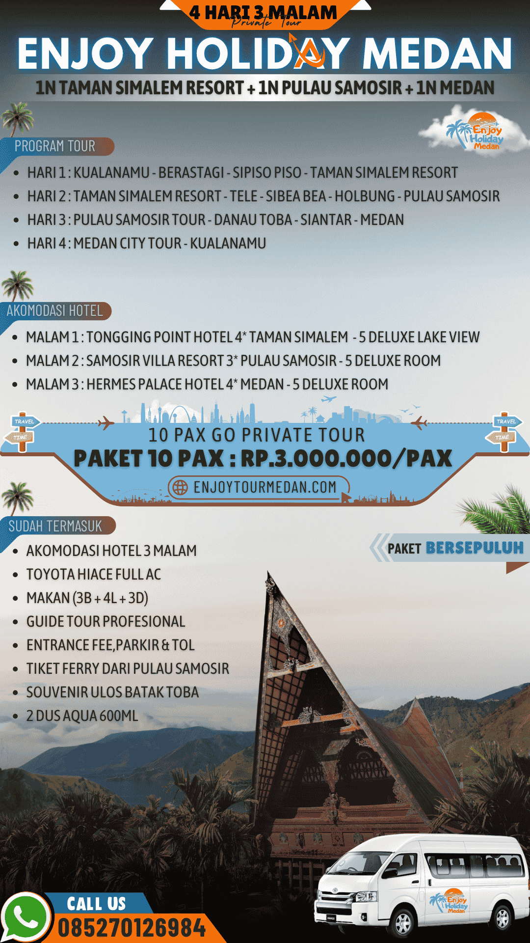 Get Start to Explore North Sumatra Destinations