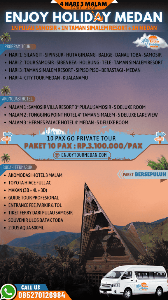 Paket Wisata Danau Toba Dari Silangit