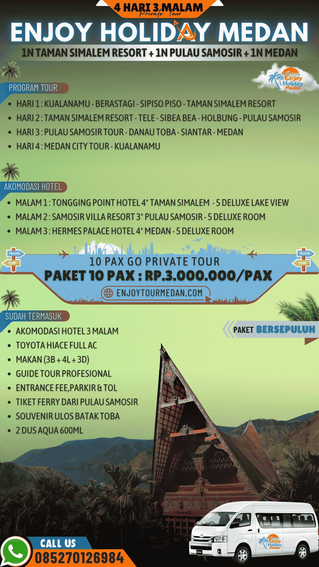 Jungle Trekking Taman Simalem Resort