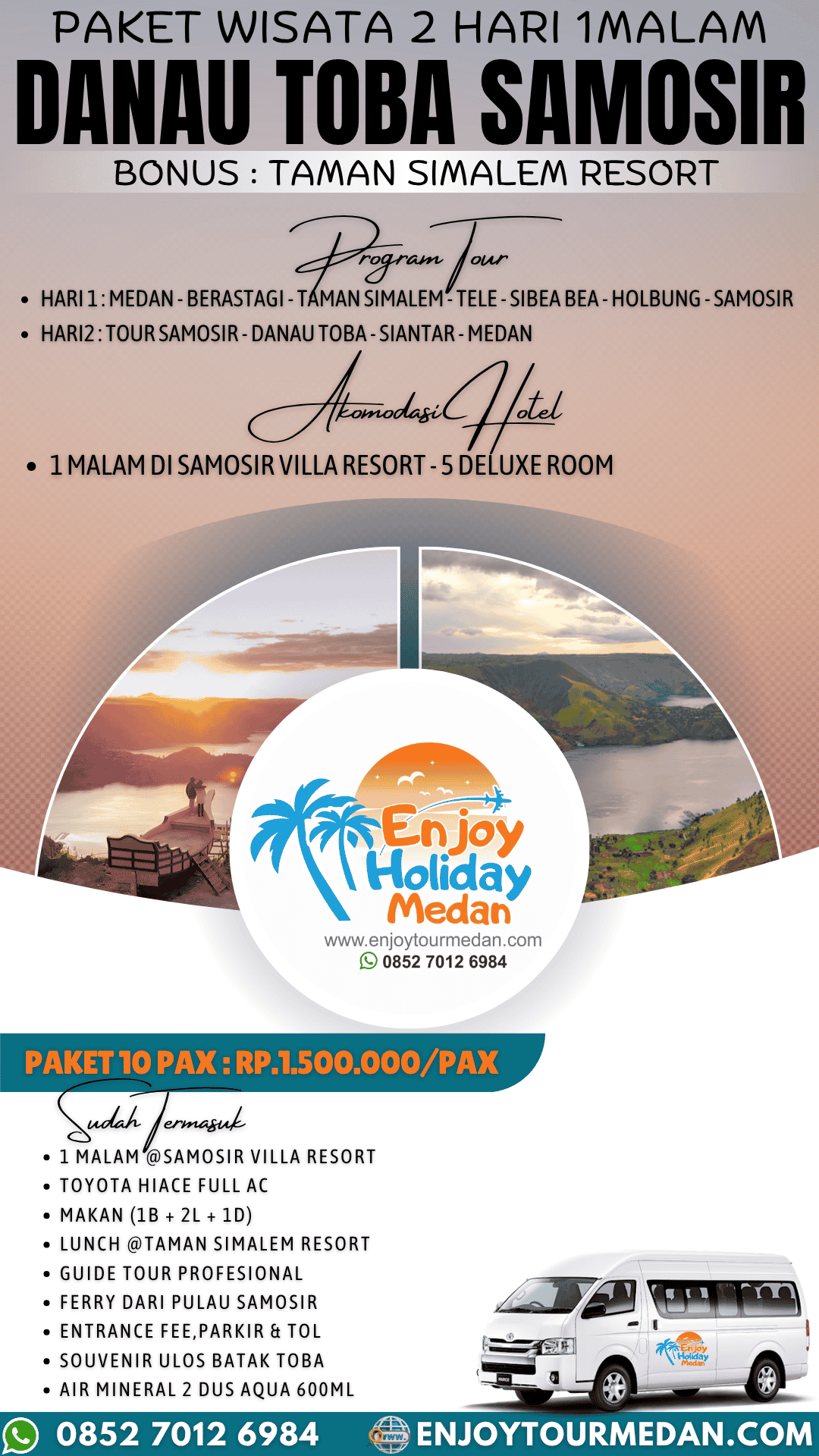 Objek Wisata Pulau Samosir