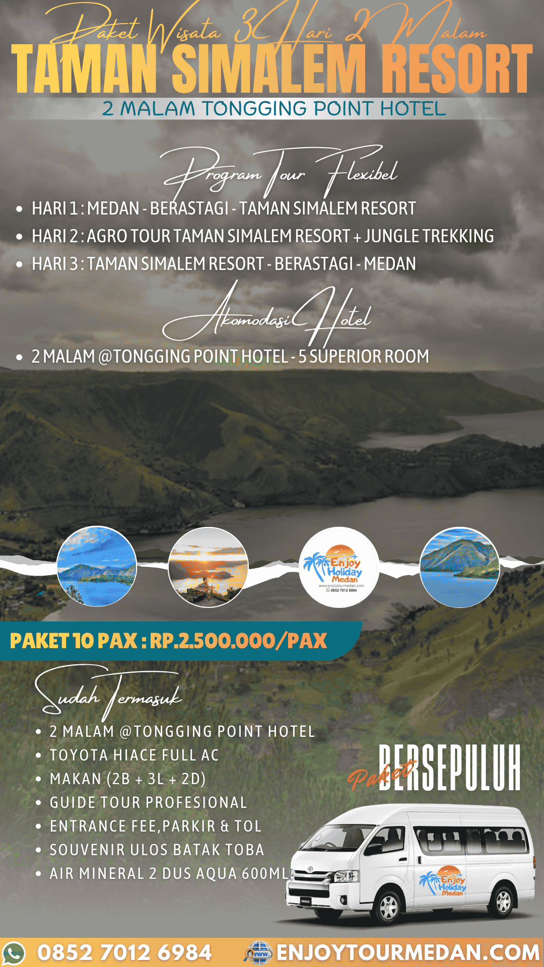 Paket Wisata Taman Simalem Resort 3D2N