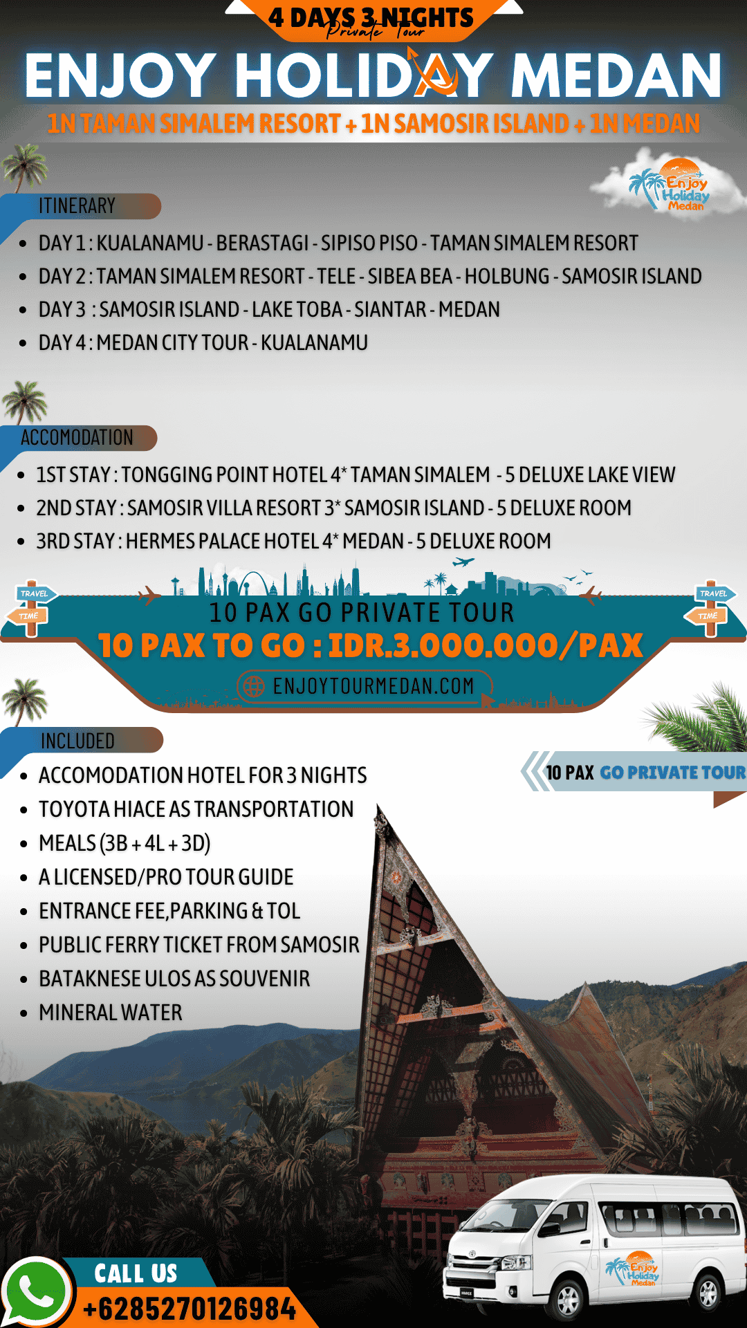 Best Medan Tour Package Malaysia